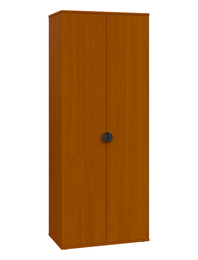 TR 5 - 71 šatní skříň, 2-dveřová, výsuvné ramínko, policová vložka, 1822x720x400, třešeň šumavská